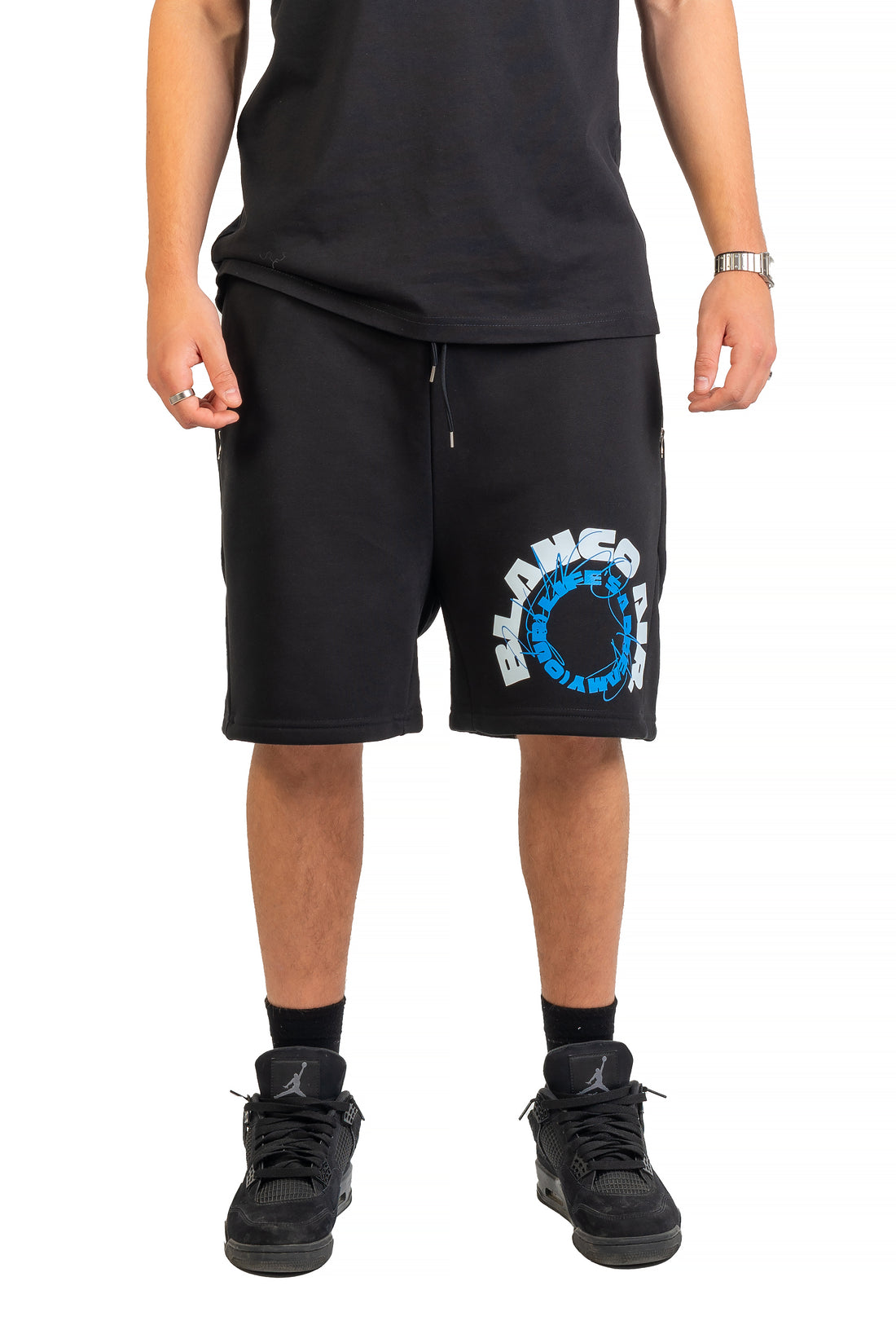 BLANCO AIR Horseshoe Sweatshorts - Black