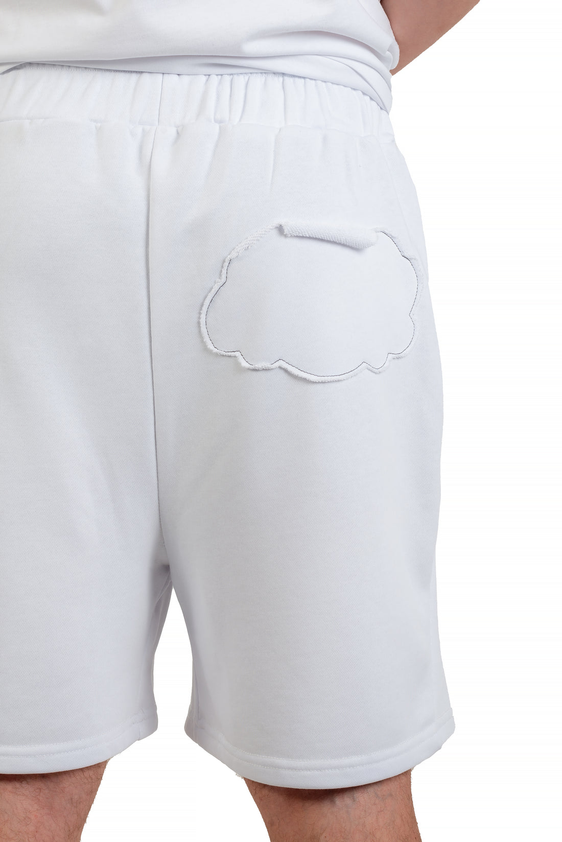 BLANCO AIR "EYES NEVER LIE" Sweatshorts - White