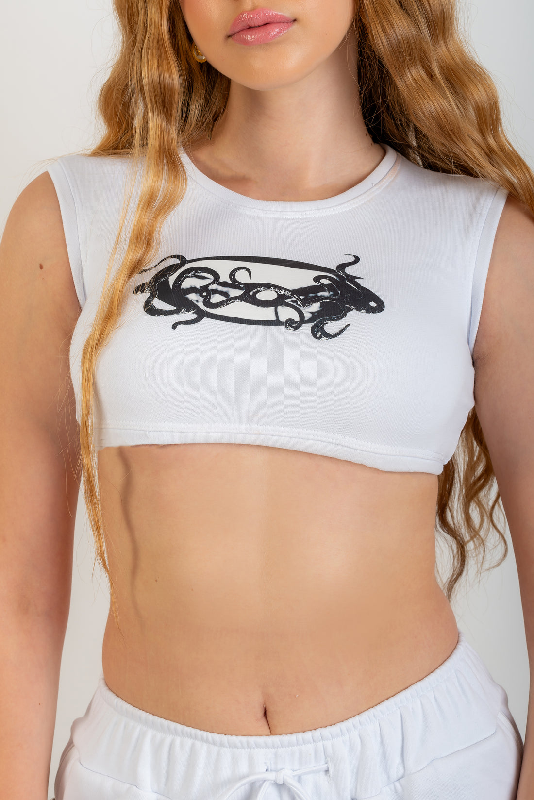 MONOCHROMATIC Tactical Tank Top - White