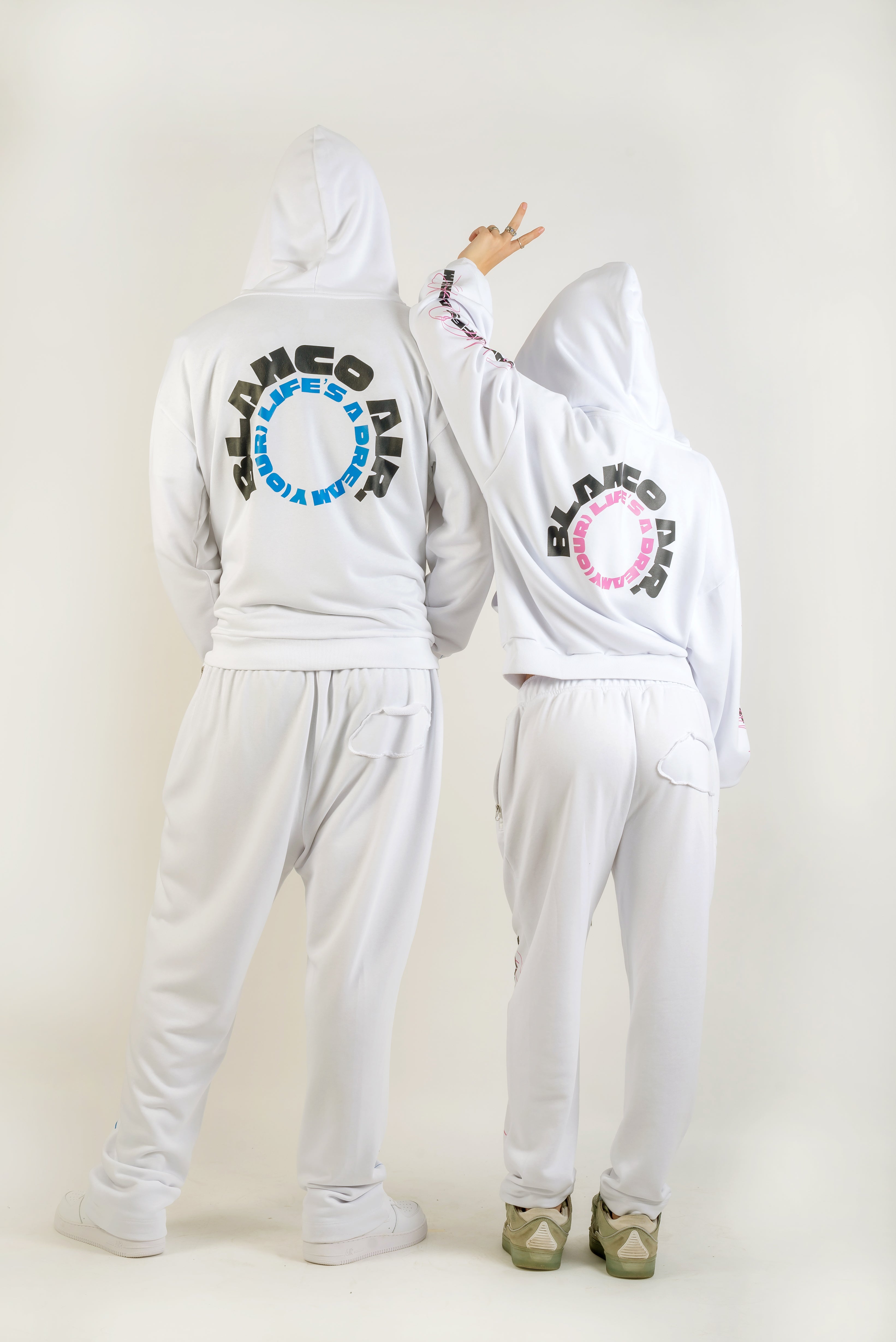 Buy High Quality Men's BLANCO AIR Horseshoe Zip-Up Hoodie