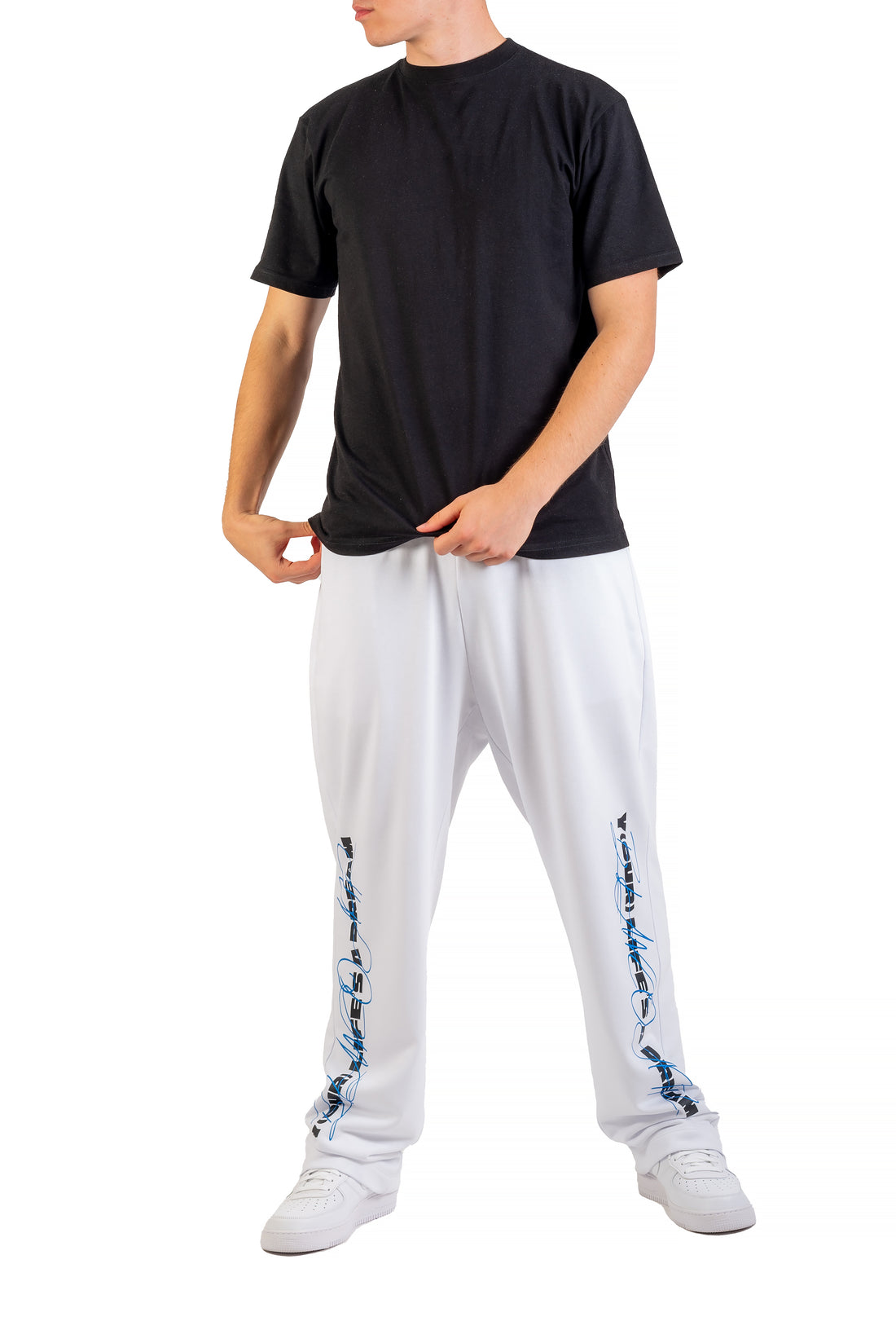 YLAD Blue Accent Baggy Sweatpants