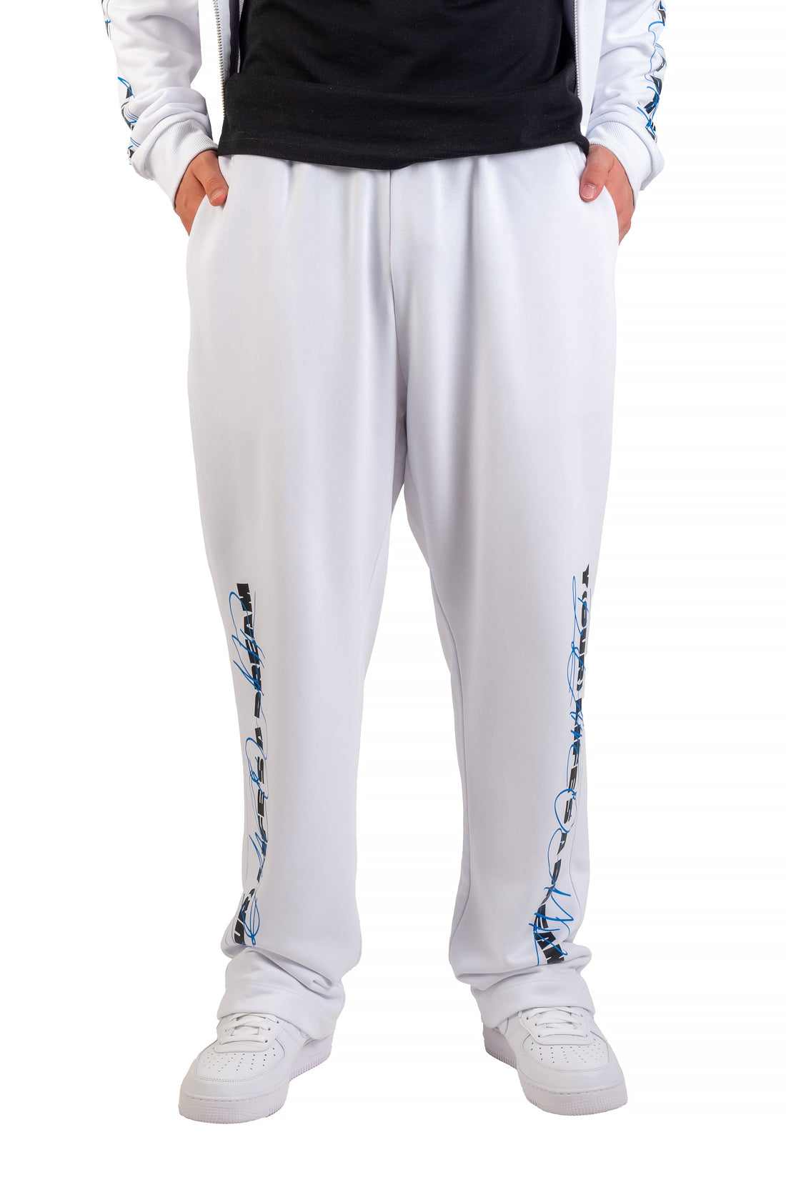 YLAD Blue Accent Baggy Sweatpants