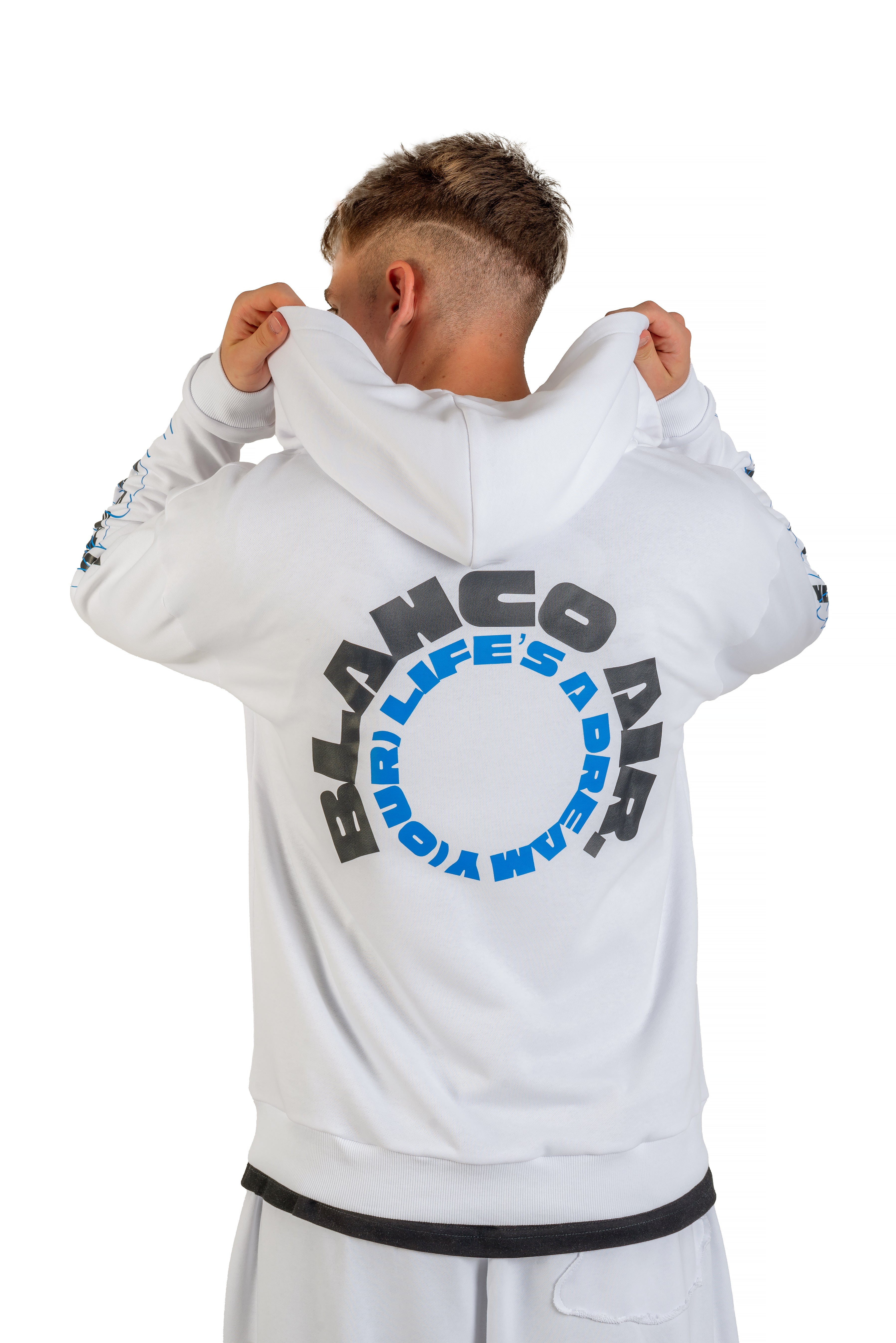 Buy High Quality Men's BLANCO AIR Horseshoe Zip-Up Hoodie
